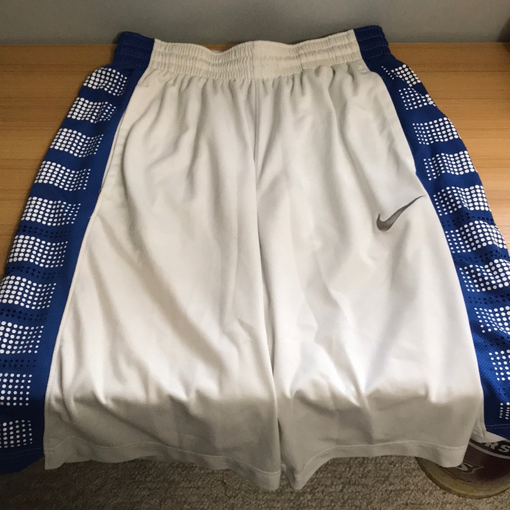 Nike Elite Blue/White Shorts Size L